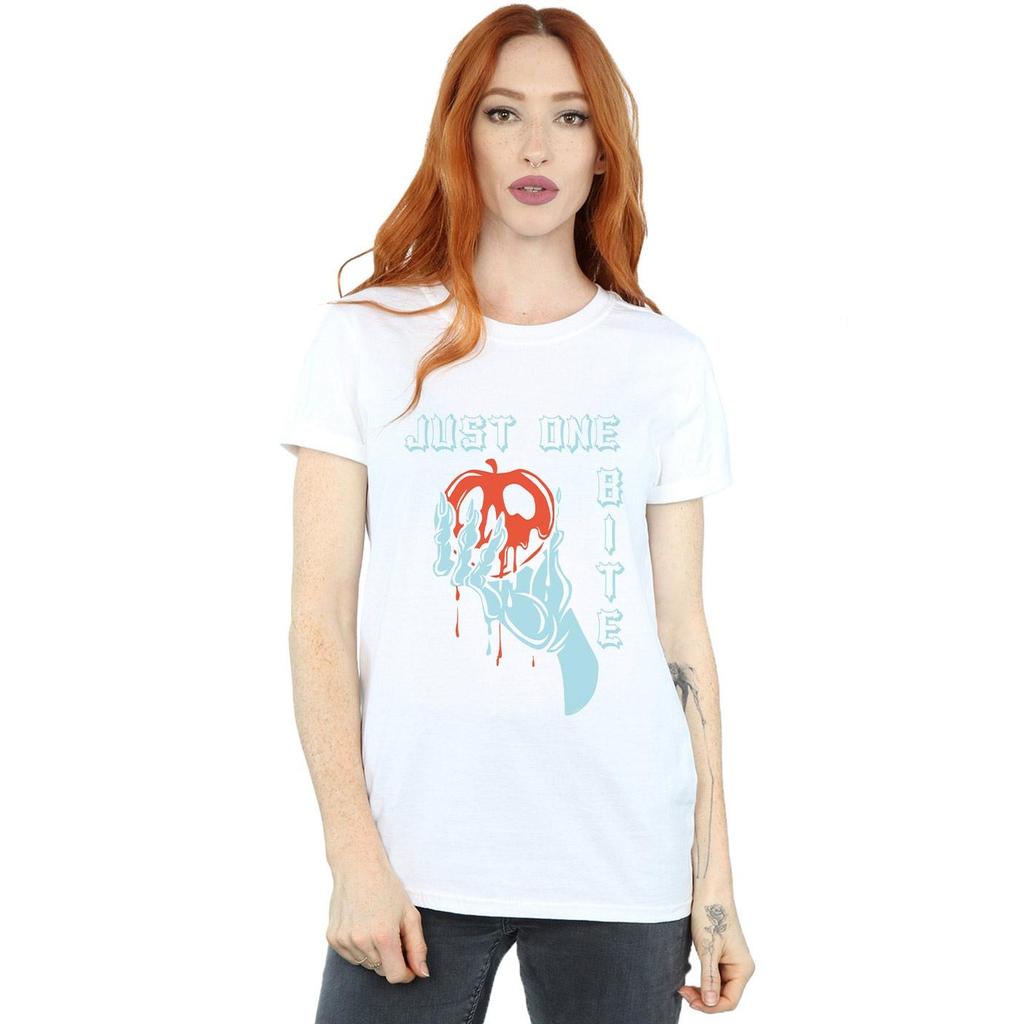 Disney Womens/Ladies Just One Bite Cotton Boyfriend T-Shirt