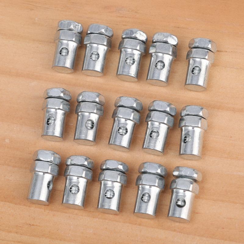 Throttle Cable Stopper Clamp for Motorcycle Scooter ATV Dirt Bike Brake Wire End Adjuster Screw Fixing Buckle Universal Part
