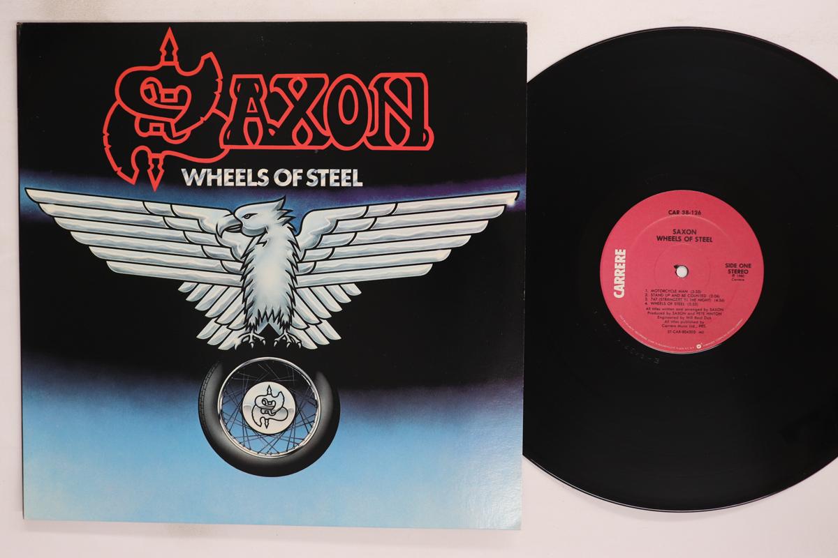 

Виниловая пластинка SAXON Wheels Of Steel CAR38126 CARRERE 1980 US Metal Б/у