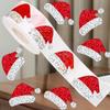 7.DIY Christmas Gift Seal Labels, Roll of 500 Featuring Santa and Bell Designs, Ideal for Baking Packages and Envelopes