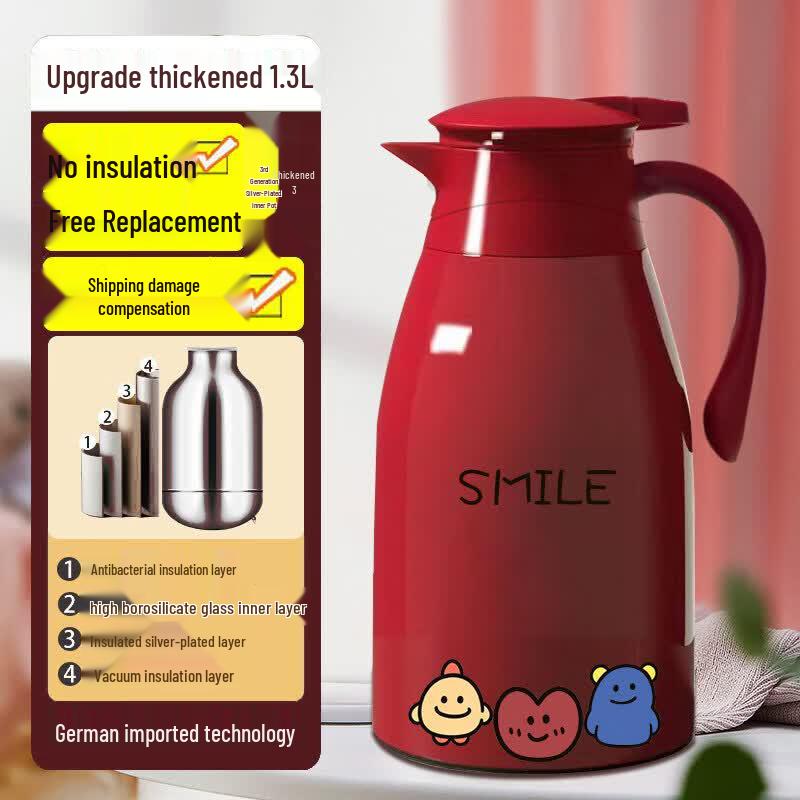 Youluo Smart Bamboo Insulated Thermos Flask