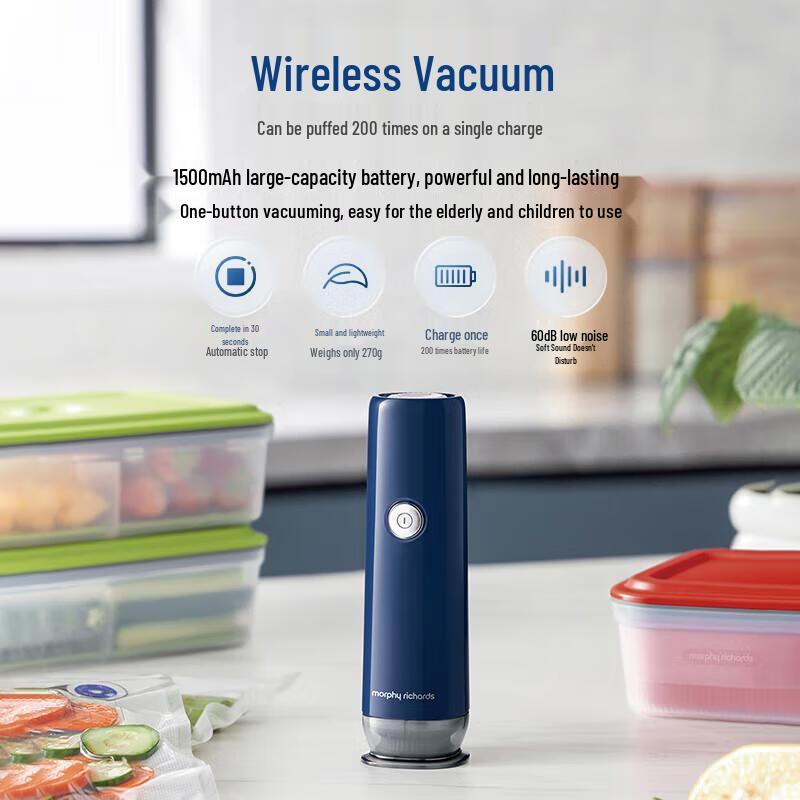 Morphy Richards MR1121 Wireless Vacuum Food Sealer