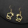 Cazador Snake Earrings for Women Stainless Steel Animal Jewelry Gold Plated Cute Pendant Drop Earrings Birthday Gift 2026 Trend