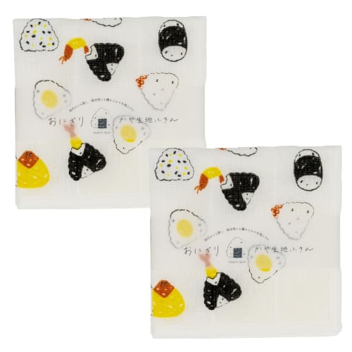 

Koji Company Kaya Fabric 7-Layer Dishcloth, Set of 2, Women s, 30 x 30 cm, Made in Japan, Onigiri B, 2-Piece Set, 416848