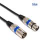 Canon XLR Color Audio Cable: Male To Female Microphone Mixer DMX Speaker Cable