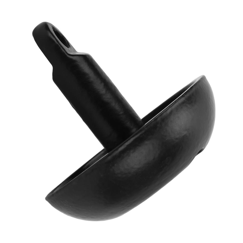 Carbon Steel Mushroom Anchor 10lb Solid Cast PVC Coated Black for Fishing Boats Yachts Jet Skis