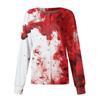 Women's Halloween Printed Casual Long-sleeved Single-breasted Work Uniform Cardigan Top