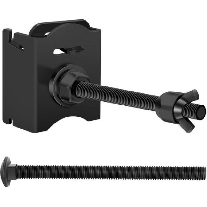 Accessories, Spare Tire Holder Mount, Spare Wheel - E track tire mount Black