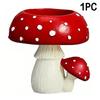 Candlestick Small Mushroom Candle Holder Home Decoration Resin Craft Decoration Creative Table Bedroom Living Room Ornaments