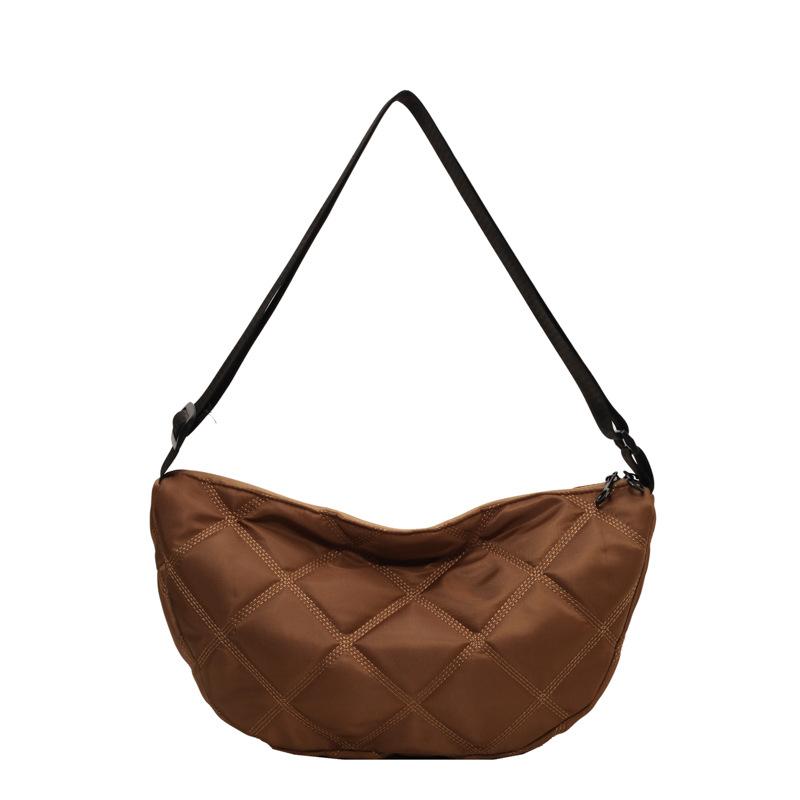 Large capacity women's shoulder bag new trend simple shoulder oblique span bag fashion casual armpit bag
