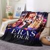 Taylor Swift printing Flannel Blanket Bedroom Sofa Camping Warm blanket Gifts for family and friends-MJ009