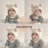 Infant Knitted Wool Hat: Cute, Windproof, Ear-Protective, Warm for Boys & Girls