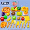 Fruits&Vegetable Model Kitchen Pretend Play Cutting Toys Children's Cooking Simulation Food Christmas Gift For Kids Toddlers