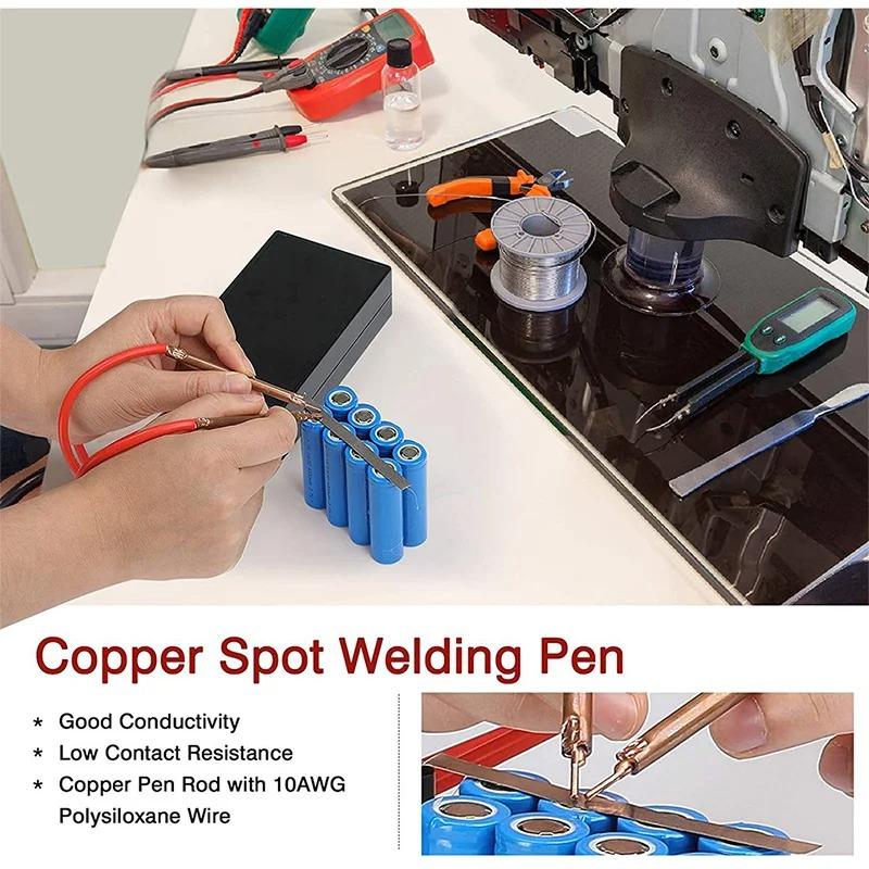 DIY Storage Mini Touch Welder 5V 6 Speed Adjustable 18650 Li-ion Battery Spot Welding Toolkit Home Portable Mini Spot Welder