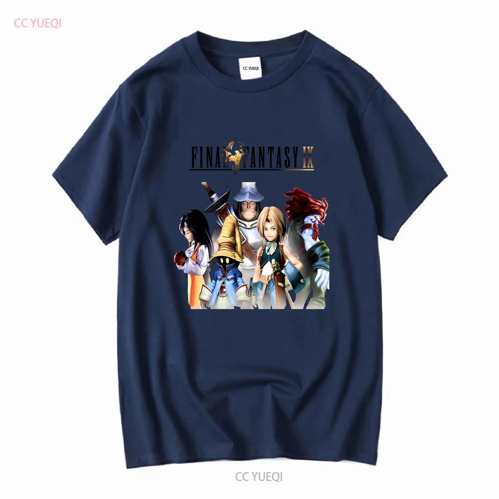 Final Fantasy IX COMPUTER GAME T Shirt YELLOW BLACK RED KHAKI All Sizes S 5XL Long or Short Sleeves Vintage Washed Casual