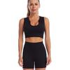 Women's Cross-Border Yoga Suit: Shockproof Sports Bra, Sexy Deep U Vest, and Fitness Running Shorts Set