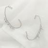 Chic Women's Zirconia Pearl Ear Cuffs - Handmade, No Piercing Needed, Luxury Niche Earrings
