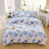 Pure Cotton Four-piece Set, Pure Cotton Quilt Cover, Single and Double Student Dormitory Sheets, Children's Cartoon