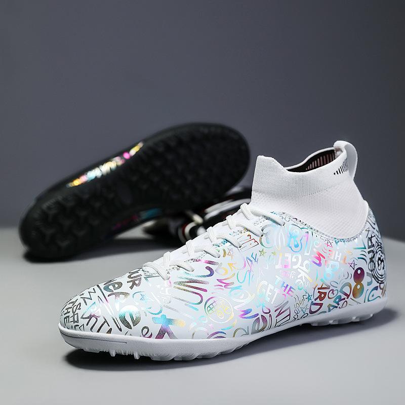 New foreign trade youth men's training football shoes large size AG long nails TF broken nails outdoor lawn sports shoes