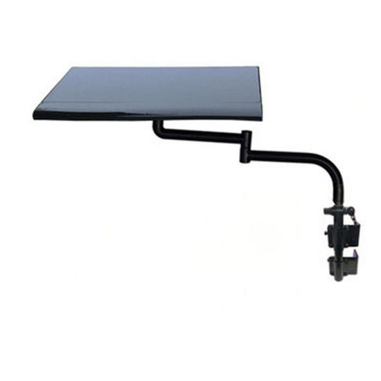 Adjustable Laptop & Keyboard Stand with Tray, Mobile & Rotating Desk Stand