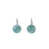 Gradual Change Blue Ocean Secret Round Hard Candy Earrings Summer Small Fresh Sweet Ear Buckle Fashion Personality High Sense Earrings