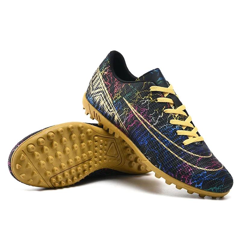 Futsal Men Soccer Sport Shoes Society Kids Football Shoes Indoor Use Professional Boy Turf Training Match Original Football Field Boots