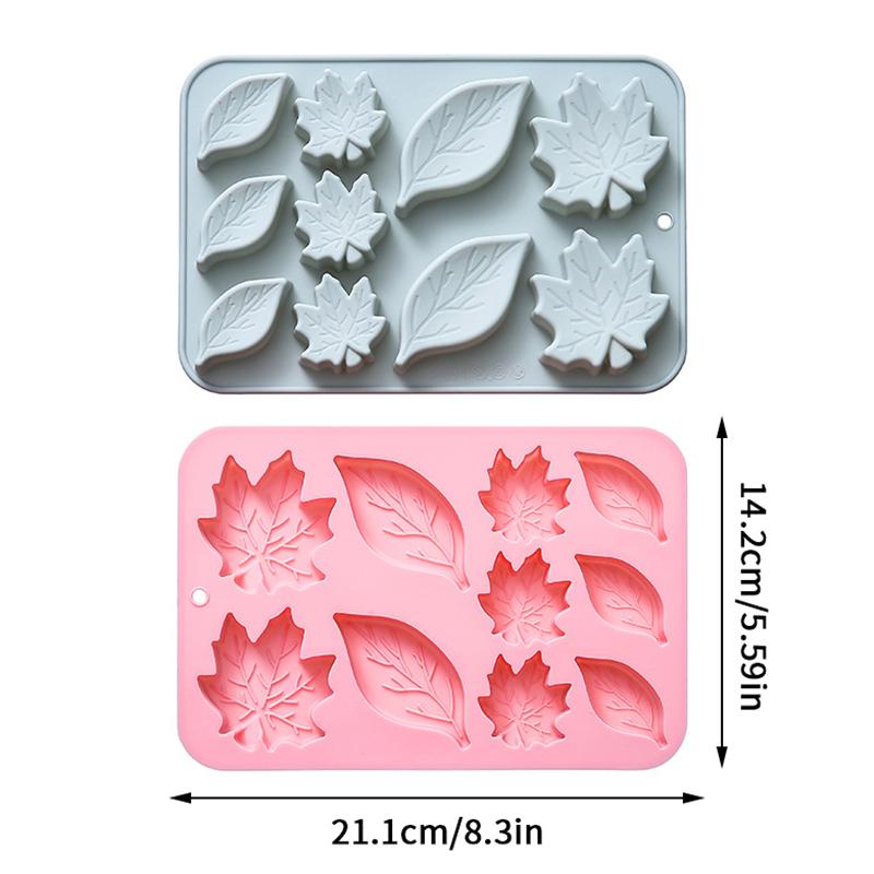 List Silikonová forma Podzimní Silikonová forma Sklizňová Forma na dort Podzimní Javorový list 2 Různé tvary Den díkůvzdání Podzimní Téma Forma