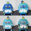 Cute Eggshell Backpack With Robot Print Design For Daily Daycare Children Use