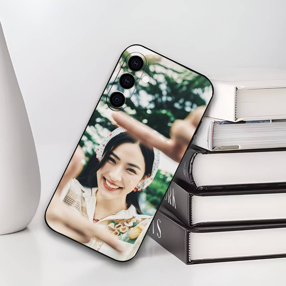 Actress L-Lingling Kwong Phone Case For Samsung Galaxy A73,A72,A71,A70,A53,A52,A51,Soft Silicone Black Cover
