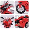 1:12 1199 V4S Racing Motorcycle Model Toy Car Alloy Body Shock Absorption Sound Light Free Wheels Motor Models Kids Holiday Gift