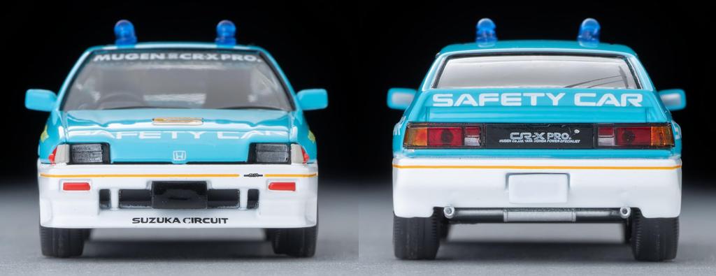 TOMYTEC Tomica Limited Vintage Neo 1/64 LV-N318a Honda Ballade Sports CR-X MUGEN CR-X PRO Suzuka Circuit Safety Car Light Blue/White Finished Product