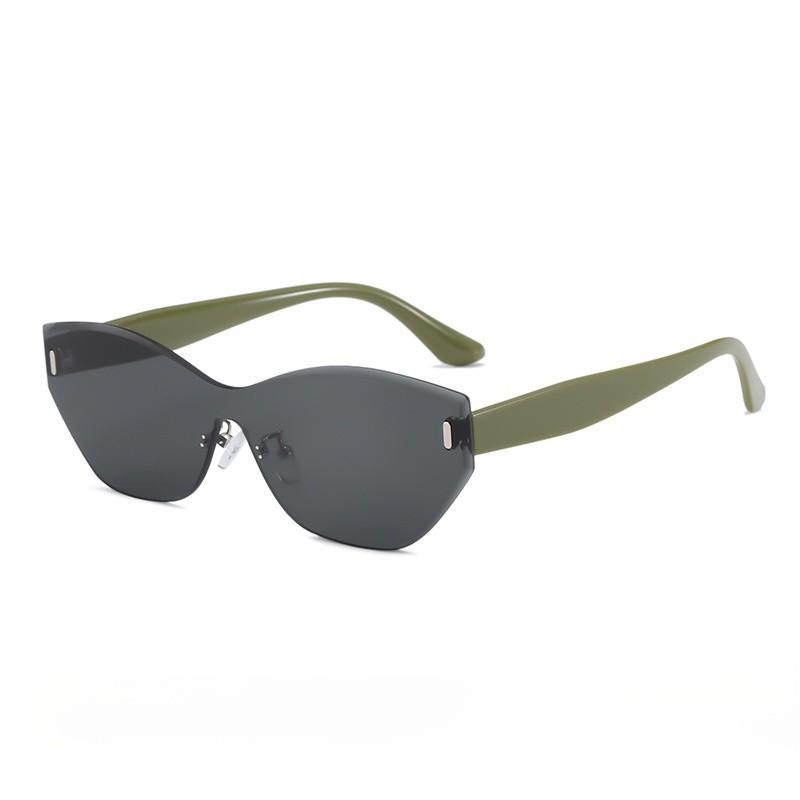 

Cat Eye Sunglasses Women Fashion Uv400 Sun Protection For Travel And Party зелений
