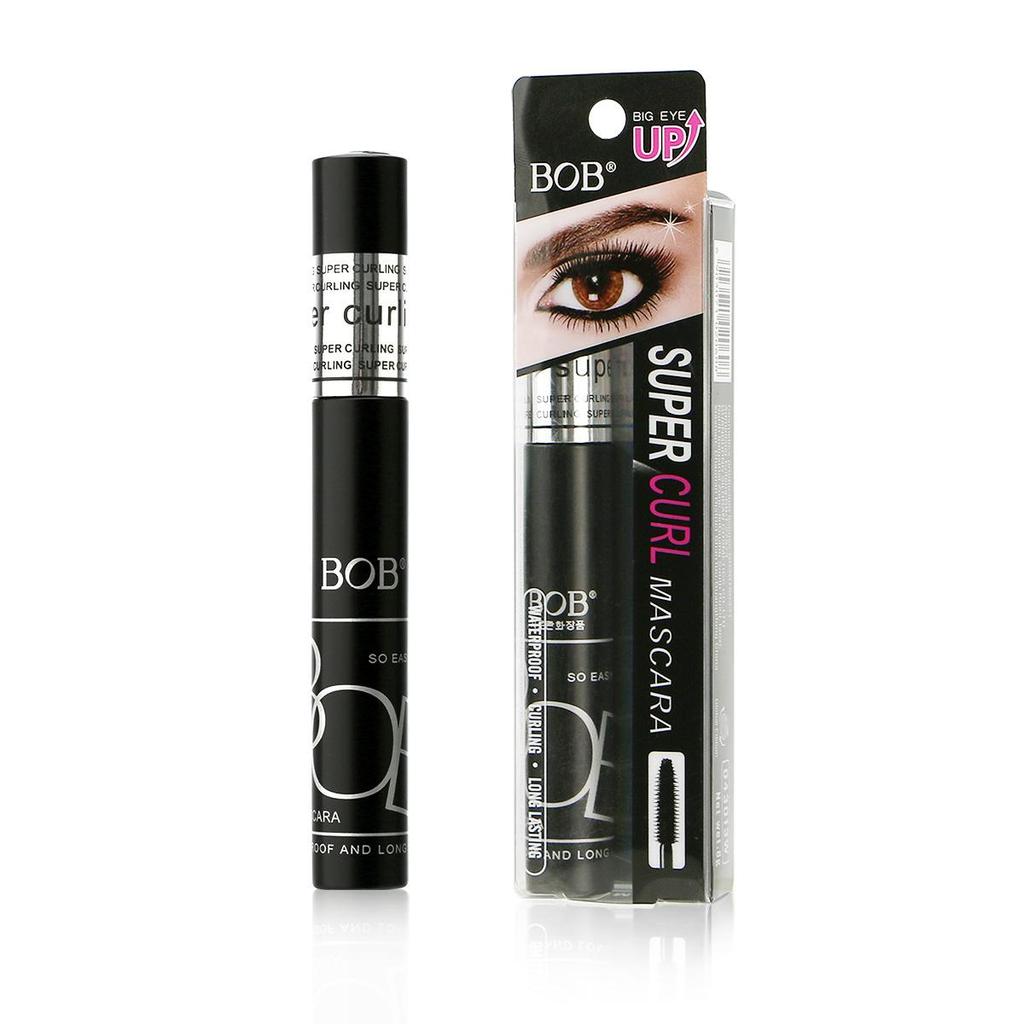 BOB Schlanke Mascara wasserfest und wischfest dichte Schwünge langanhaltend natürlicher täglicher Wimpern-Basis-Make-up