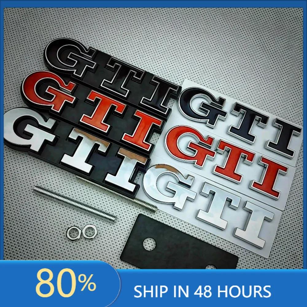 CDO1 For VOLKSWAGEN VW GTI 3D Metal Car Trunk Logo Sticker Grill Emblems Badge Decals For VW Golf 2 3 4 5 6 8 MK2 MK3 MK4 MK5 MK6 MK8