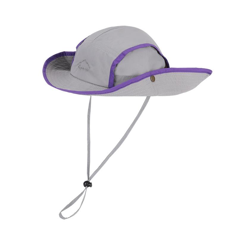 Children's Hat Summer Travel Sun Hat Quick Drying Waterproof Big Brim Bucket Hat Boy Outdoor Mountaineering Sun Hat