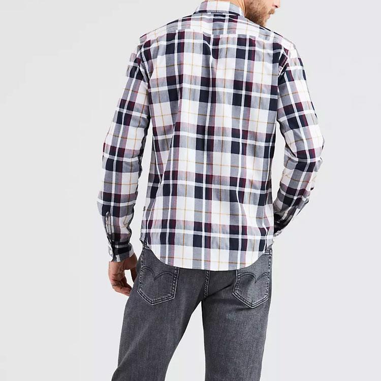 Levis Plaid Long Sleeve Shirt Men shirts Multi-color 35616-0014