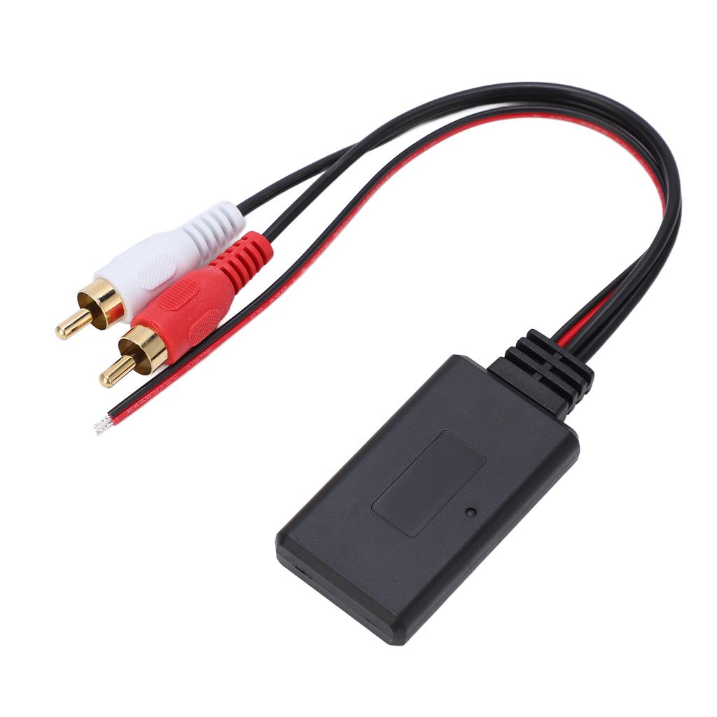 Car Radio 2 RCA Bluetooth 5.0 Adapter Wireless AUX Audio Cable Replacement for Kenwood for Clarion