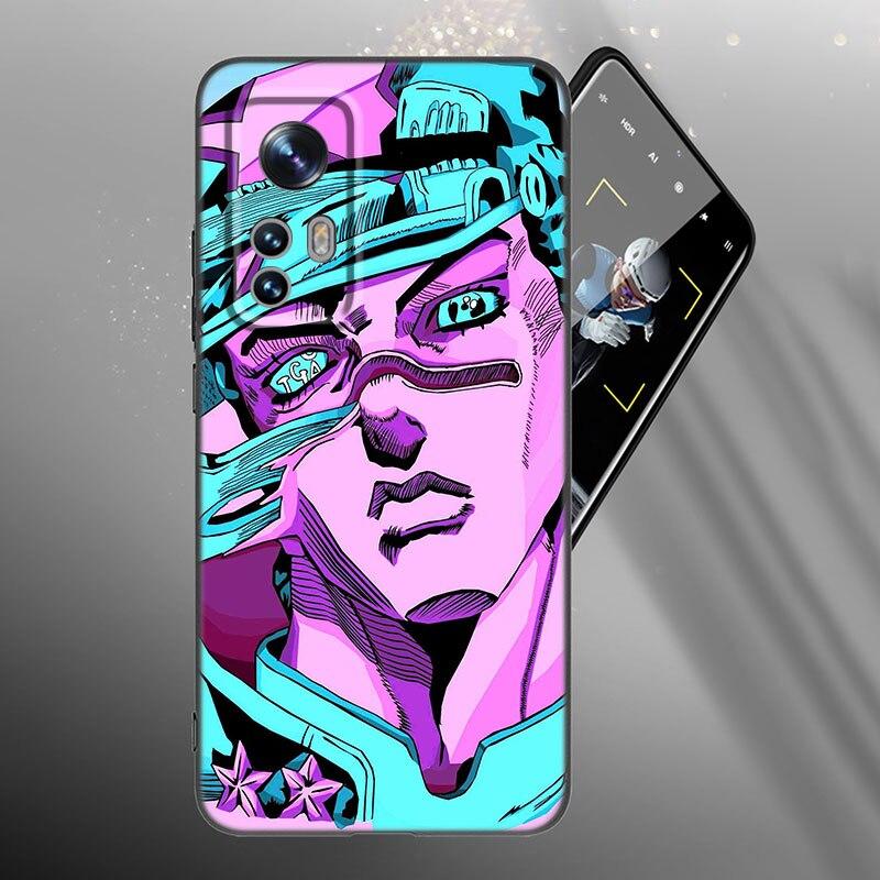 JoJo Bizarre Adventure Phone Case For Xiaomi Mi 10T 11i 11T Note 10 11 Lite NE F1 POCO F3 M3 X3 GT NFC M4 X4 Pro 5G Black Cover