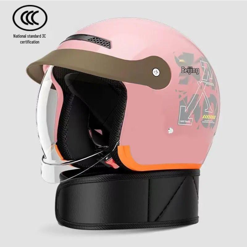 Certified 3C Electric Vehicle Helmet with Winter Ear Protection and Hidden Visor