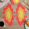 [20pcs New Flame Napkins] 20pcs Flame-Shaped Decorative Paper Napkins 12.08x12.6 Inch | Vibrant Fire Design