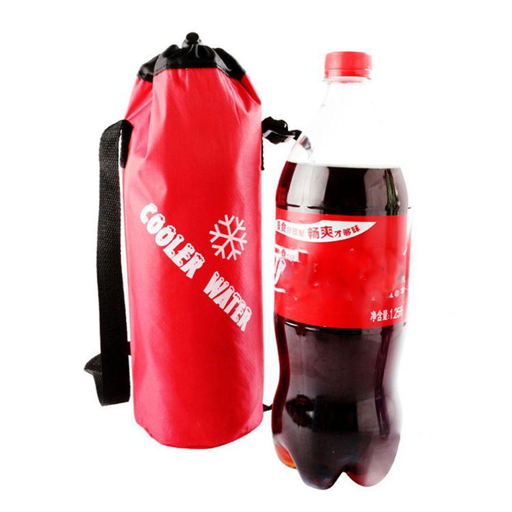 Insulated Cooler Bag Outdoor Water Bottle Bag Tote Bag Drawstring Water Bottle Pouch Cooler Bags