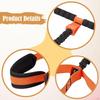 Elastic Pedal Resistance Bands with Footplate And Handles for Strength Training, Body Stretching,