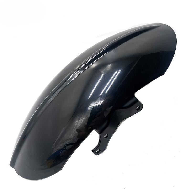 Motorcycle Accessories Short Retro Front Fender Mudguard for Triumph Bobber Bonneville Speedmaster 1200 2018- Cafe Racer Black