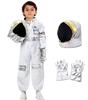 [deaizaka.biz] Kids' 3-Piece Space Suit Cosplay Set (Jumpsuit, Helmet, and Gloves) - Cool Astronaut Costume for Children 100-120cm (42-44 Inches)
