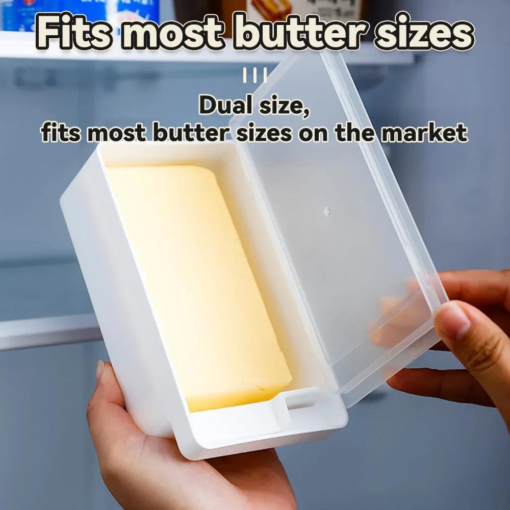 Butter Dish With Cover Fresh-keeping Box Cutter Slicer Countertop For Refrigerator Storage Home Kitchen Accessories Organizer