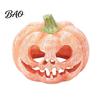 Terrarium Pumpkin Decor Aquarium Hideout, Halloween Fish Tank Decoration, Resin Jack-O-Lantern Decorations Hide Cave for Betta Shrimp Shelter