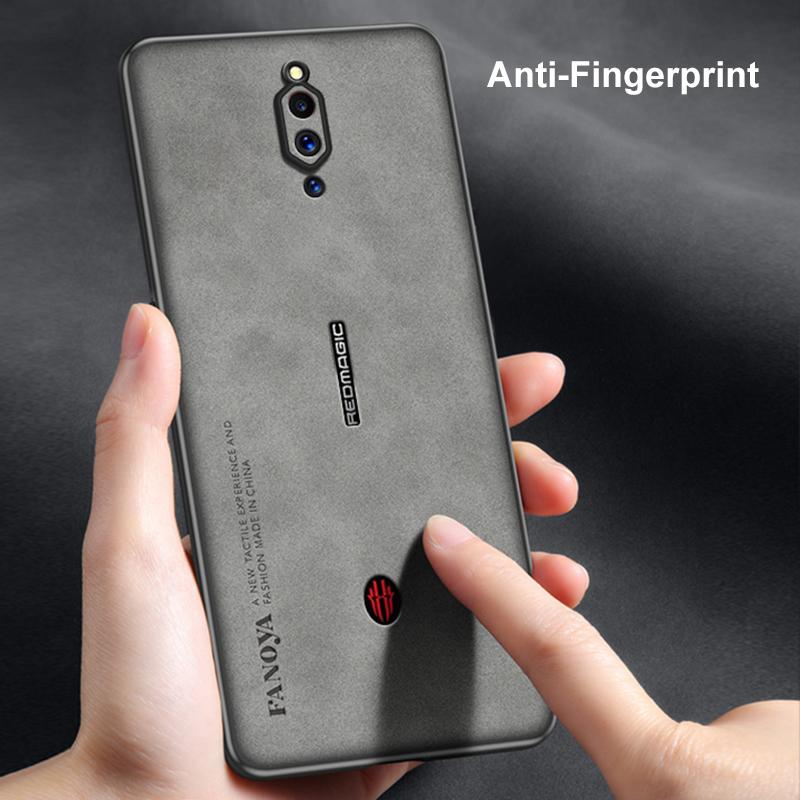 Luxury PU Leather Case For Nubia Red Magic 5G 5S Cover Matte Silicone Shockproof Protection Phone Case For RedMagic 5G 5S Coque
