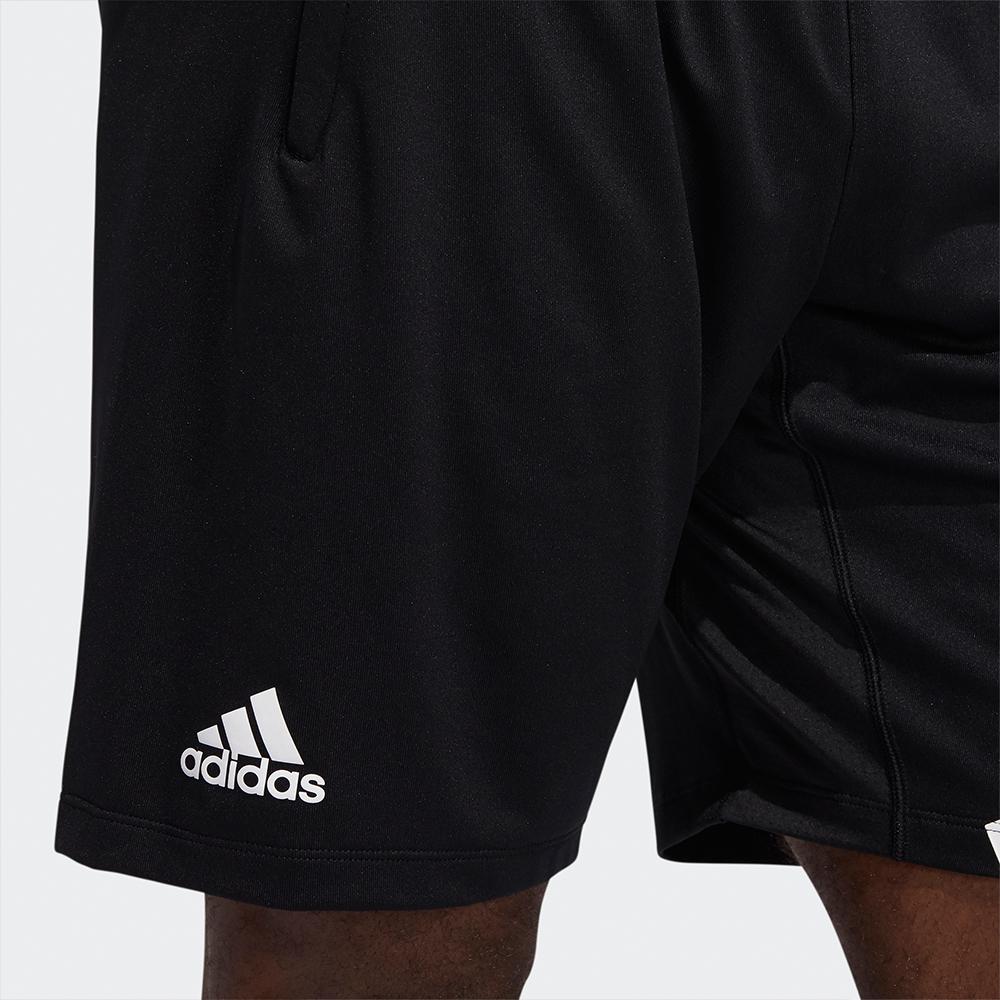 Adidas 4K 3 Bar Logo Print Training Shorts Men Bottoms Black GL8943