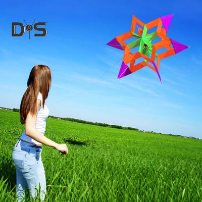3D Lotus Kite Easy To Fly Heavy Duty Outdoor Beach Park Lawn Kids Adults Kite Toy Family Toddlers Boys Girls Beginner Colorful Flying Kite
