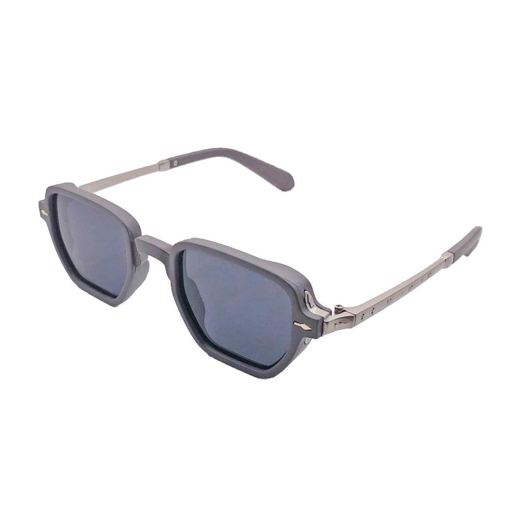 RSINC Unisex Designer Sunglasses UVProtection Vintage Square Grey Silver KH-2306 B0DKJS9L7M